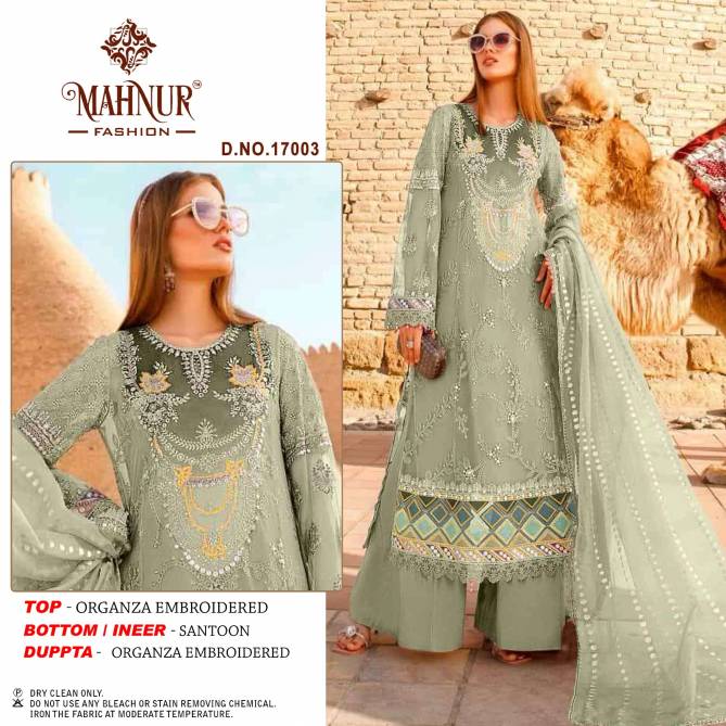 Mahnur Emaan Adeel Premium Collection Vol 17 Organza Pakistani Suits Catalog
